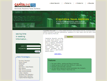 Tablet Screenshot of newsarc.capitaline.com